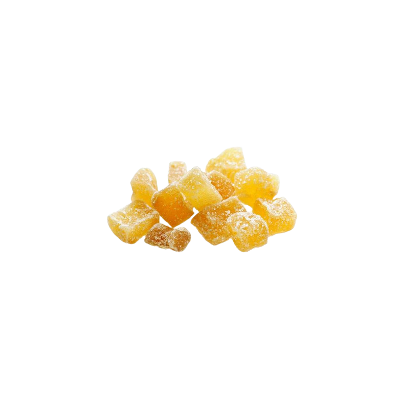 Dried diced ginger (bulk) organic